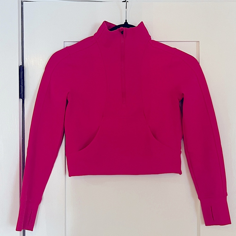 Kids’ Zella SET: Luxe Half Zip Ribbed Pullover and Legging Set, Size S (7-8)